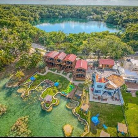 Blue Caribe Bacalar Front Lagoon Ngoại thất bức ảnh