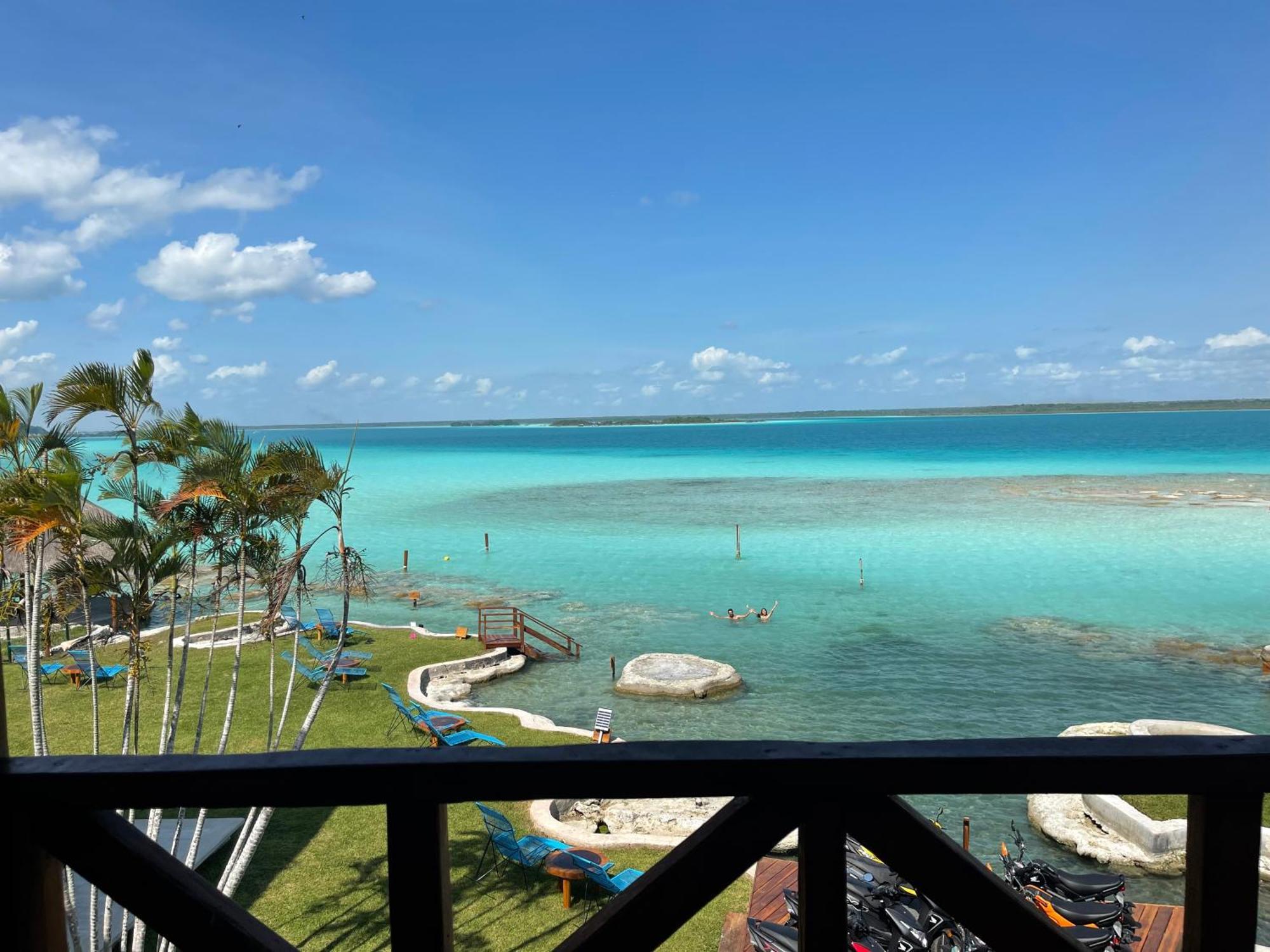Blue Caribe Bacalar Front Lagoon Ngoại thất bức ảnh