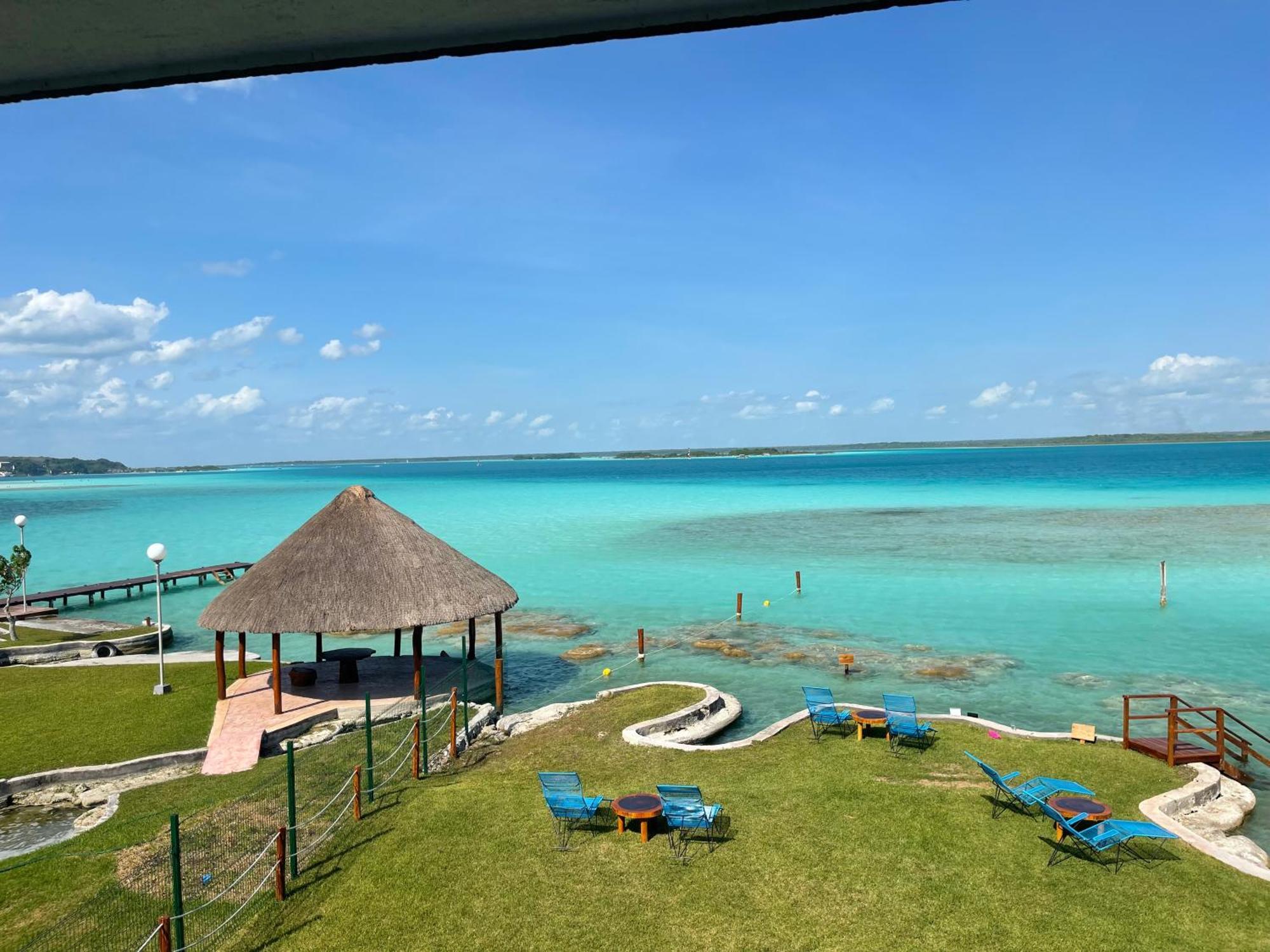 Blue Caribe Bacalar Front Lagoon Ngoại thất bức ảnh