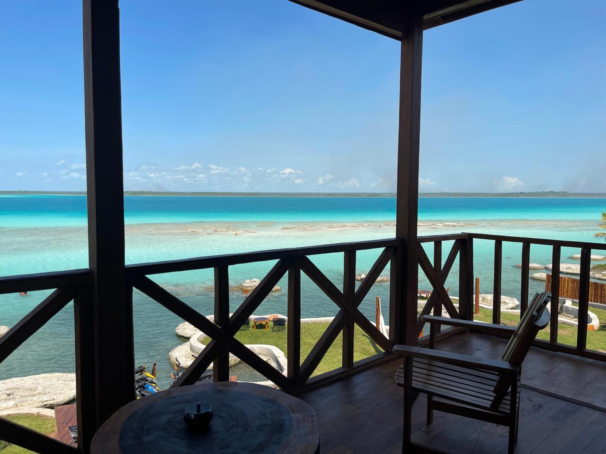 Blue Caribe Bacalar Front Lagoon Ngoại thất bức ảnh