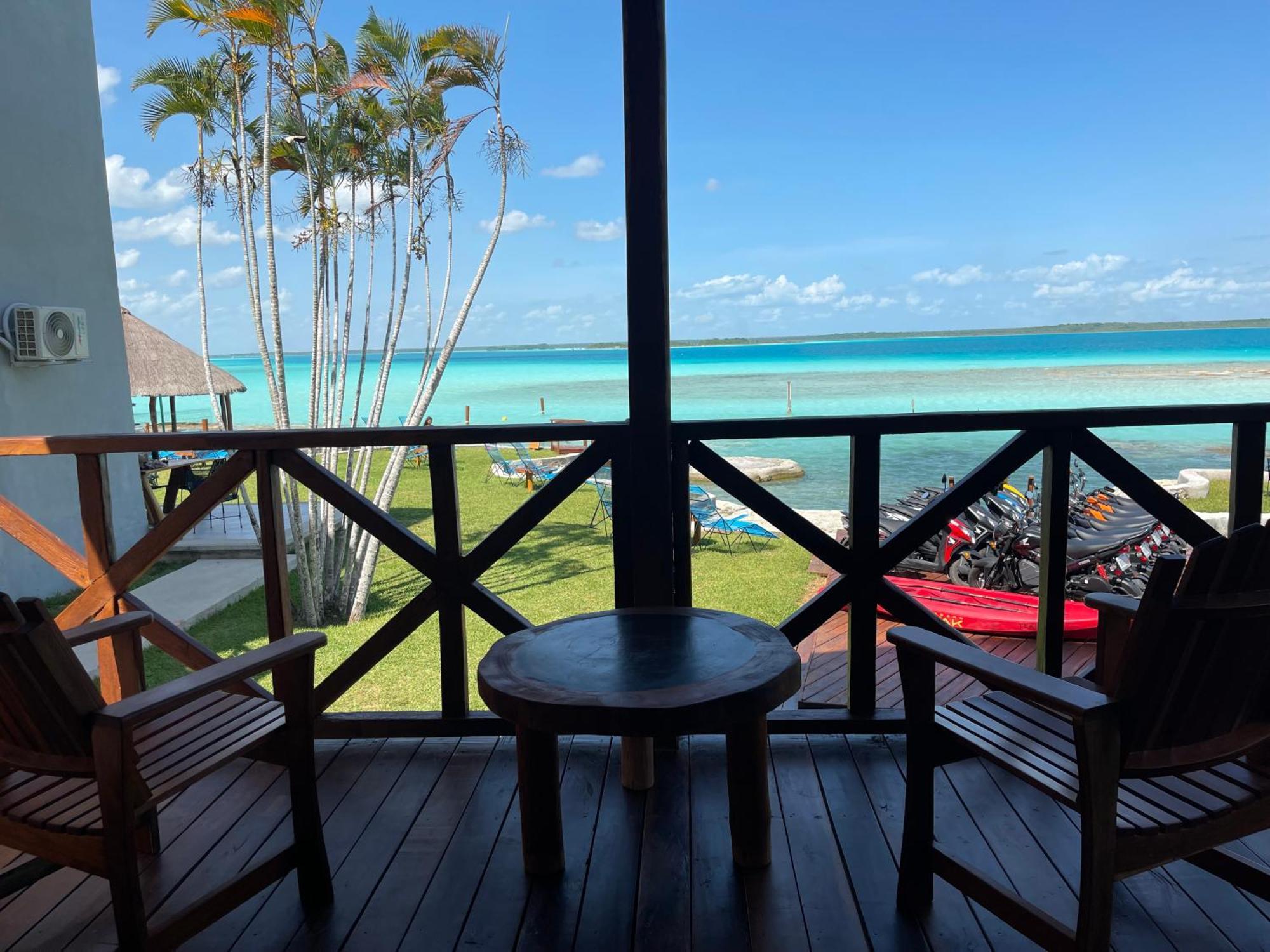 Blue Caribe Bacalar Front Lagoon Ngoại thất bức ảnh