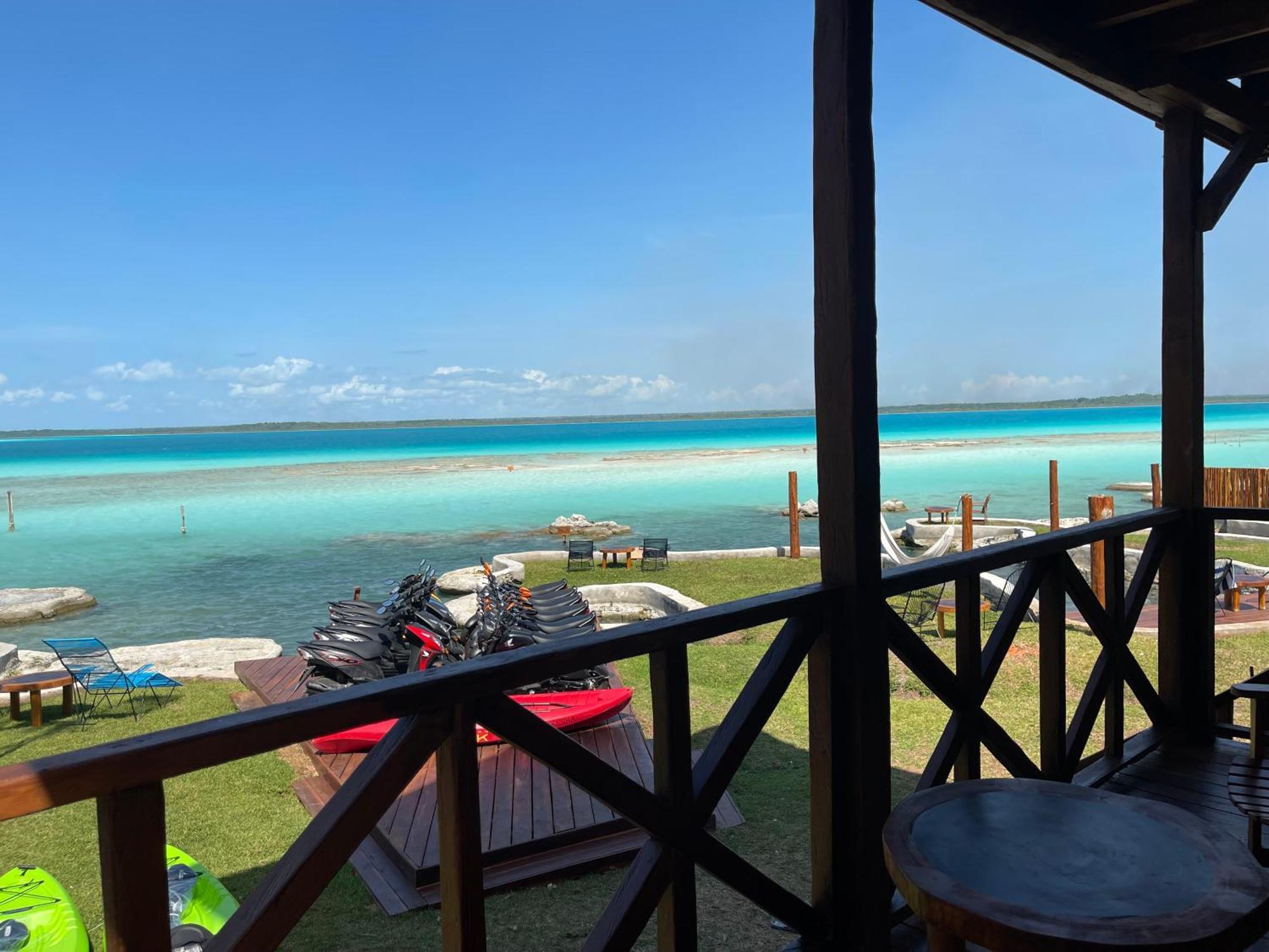 Blue Caribe Bacalar Front Lagoon Ngoại thất bức ảnh