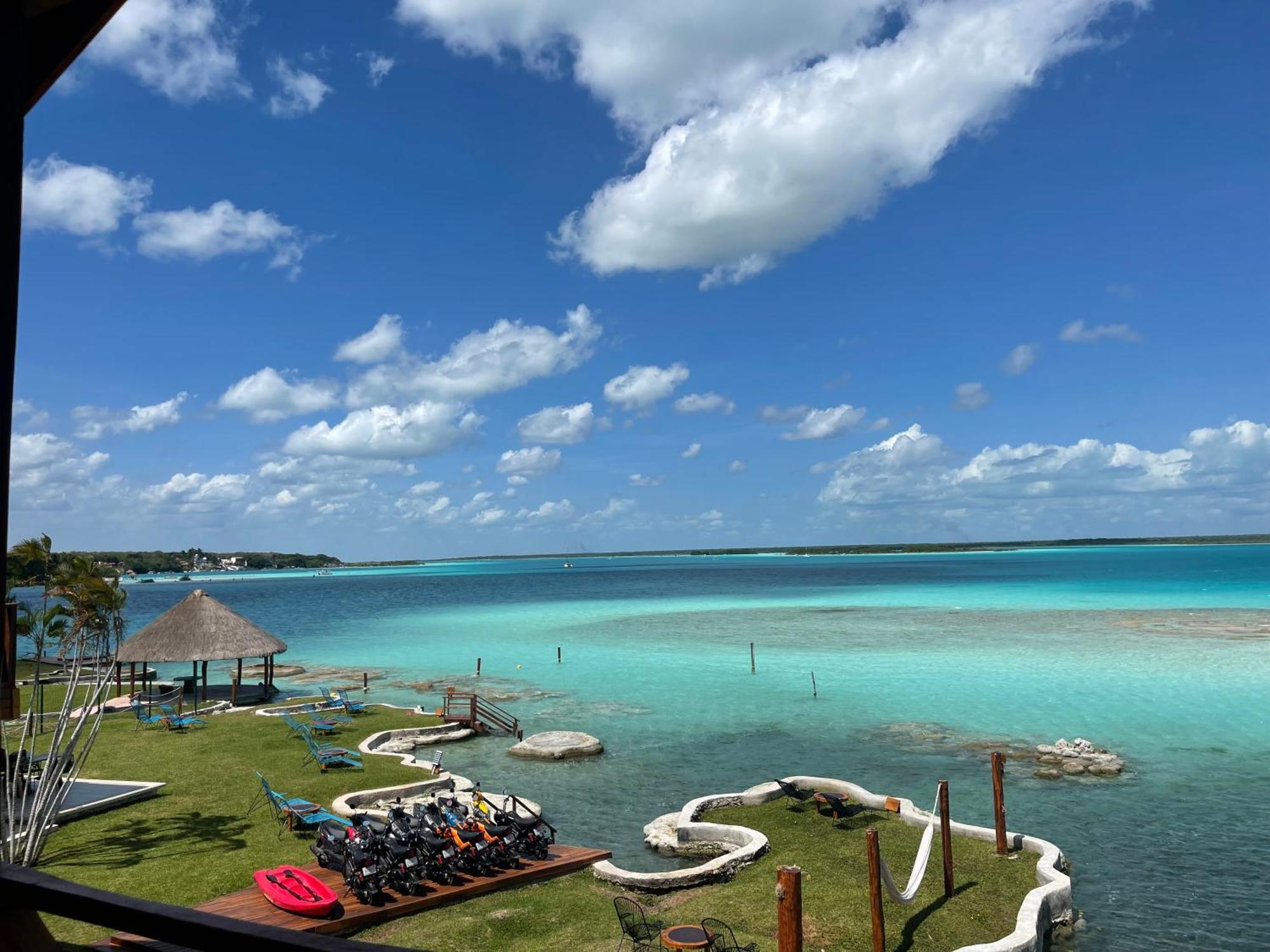 Blue Caribe Bacalar Front Lagoon Ngoại thất bức ảnh