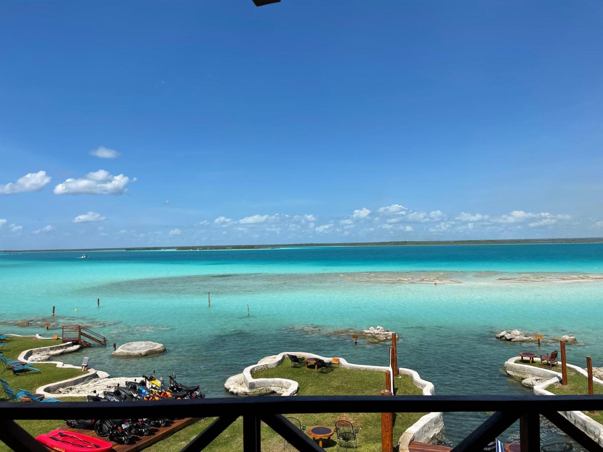Blue Caribe Bacalar Front Lagoon Ngoại thất bức ảnh