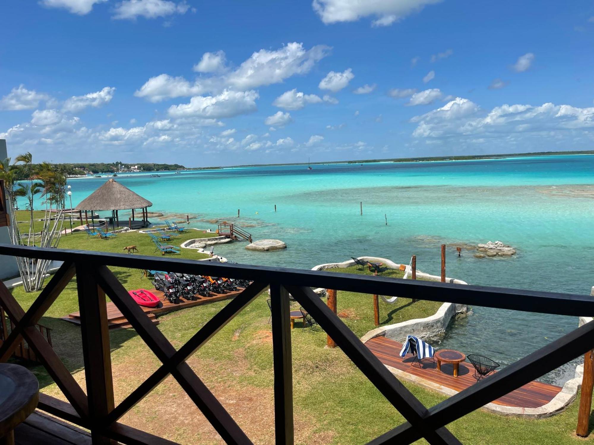 Blue Caribe Bacalar Front Lagoon Ngoại thất bức ảnh