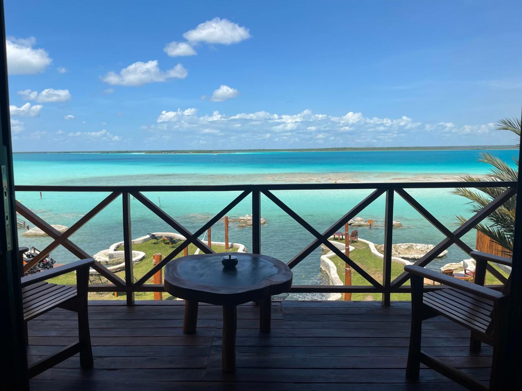 Blue Caribe Bacalar Front Lagoon Ngoại thất bức ảnh