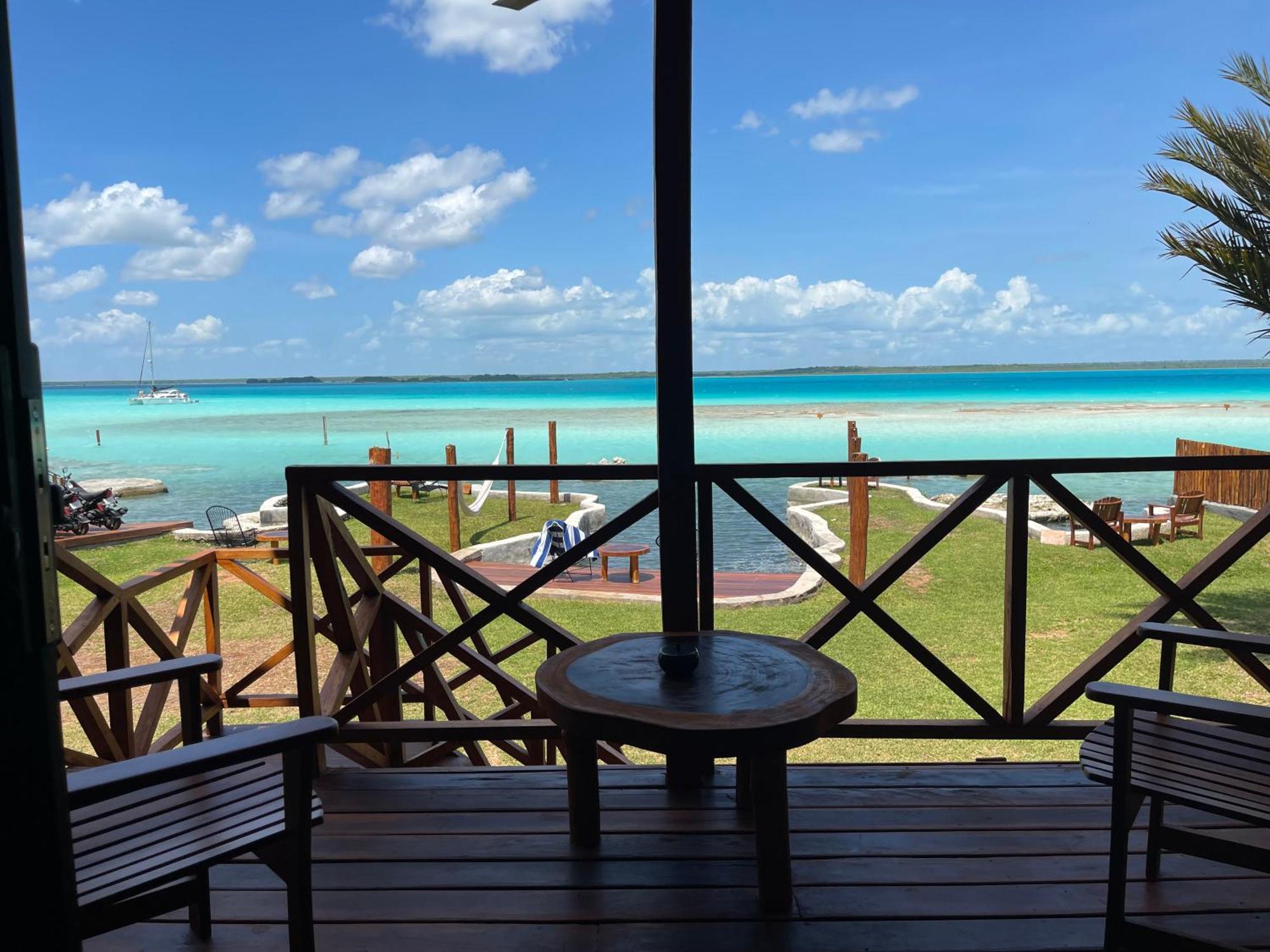 Blue Caribe Bacalar Front Lagoon Ngoại thất bức ảnh