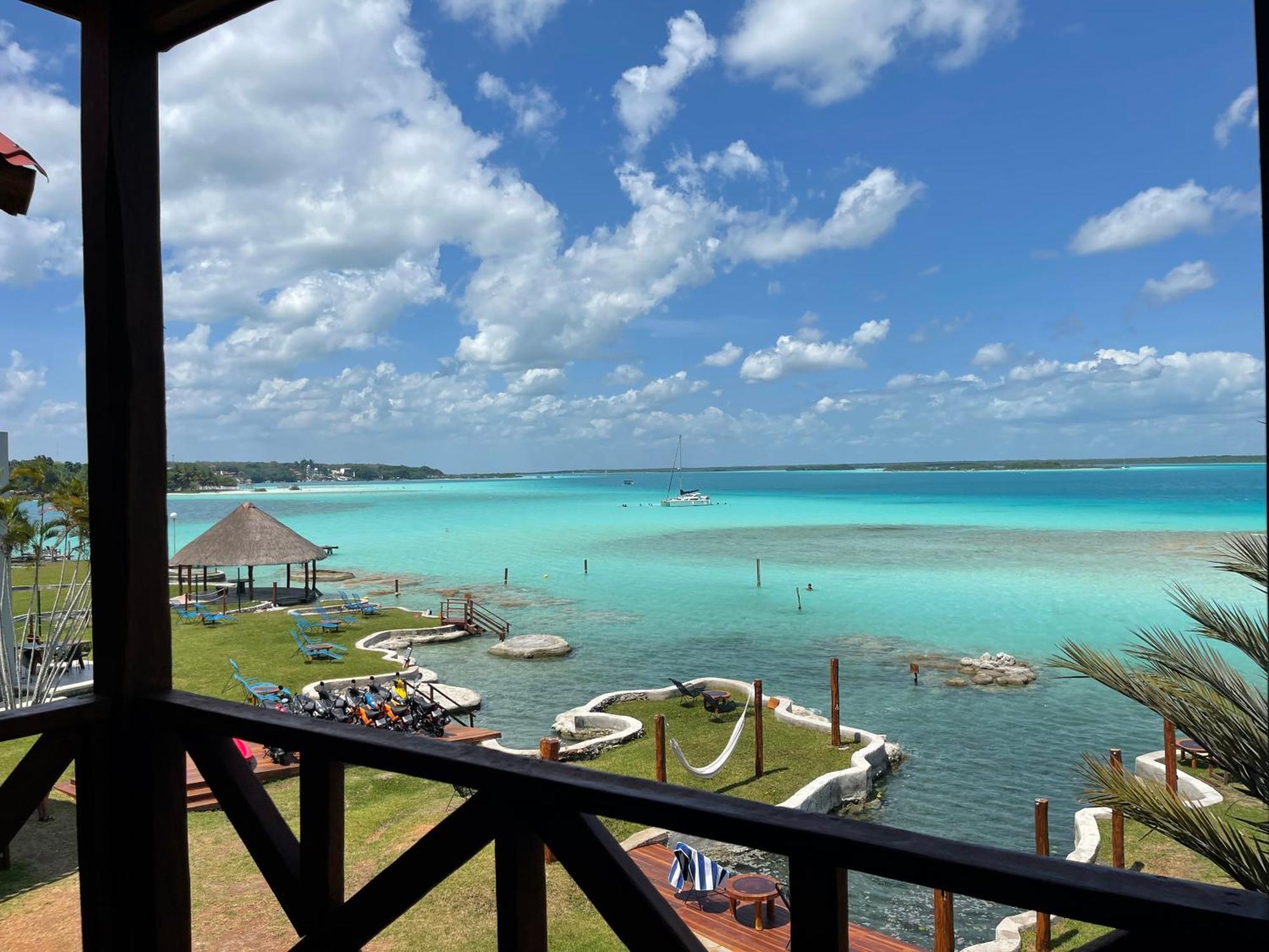Blue Caribe Bacalar Front Lagoon Ngoại thất bức ảnh