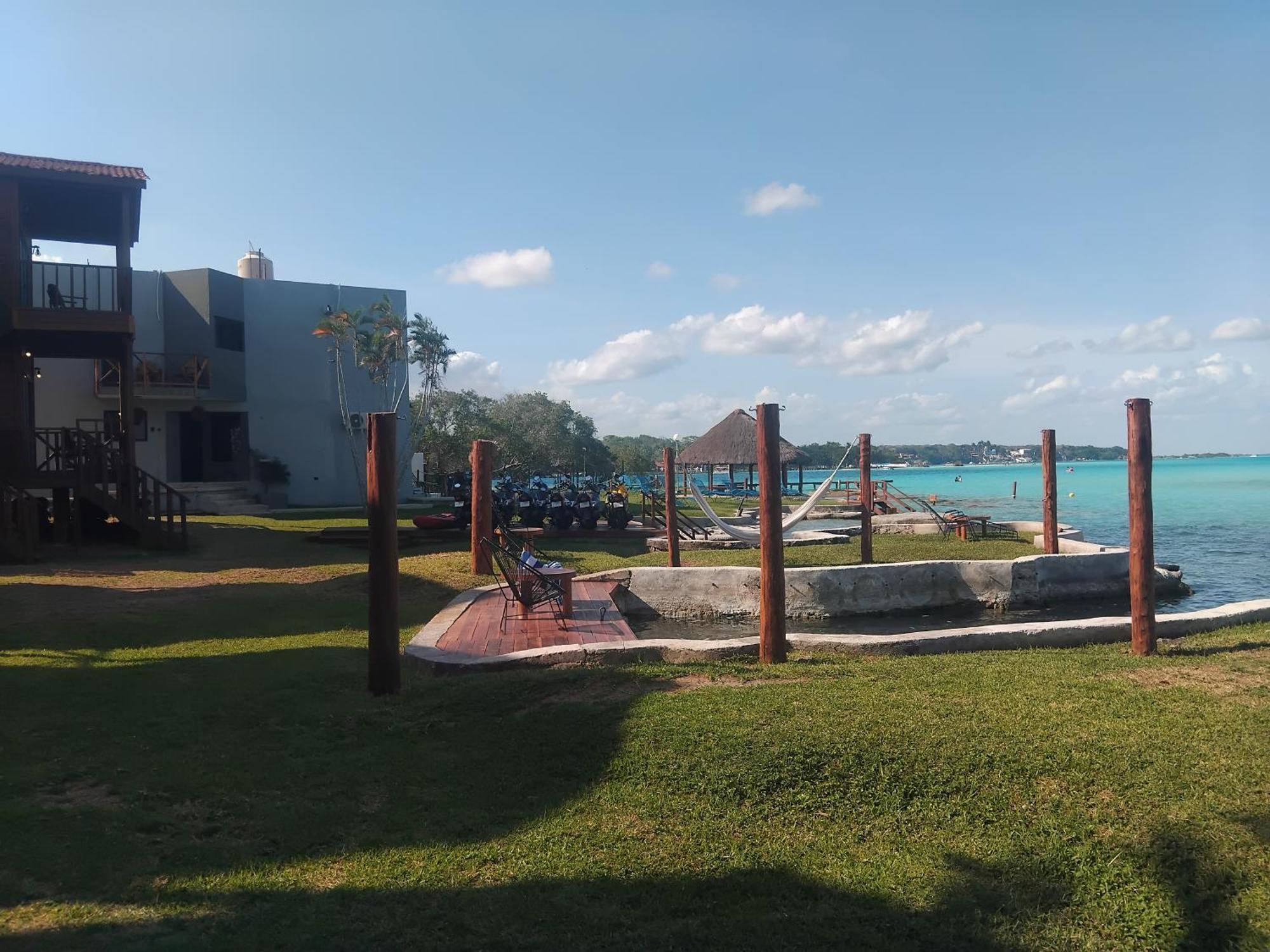 Blue Caribe Bacalar Front Lagoon Ngoại thất bức ảnh