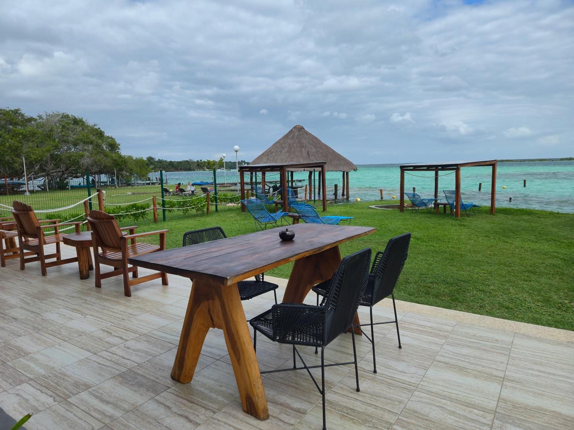 Blue Caribe Bacalar Front Lagoon Ngoại thất bức ảnh