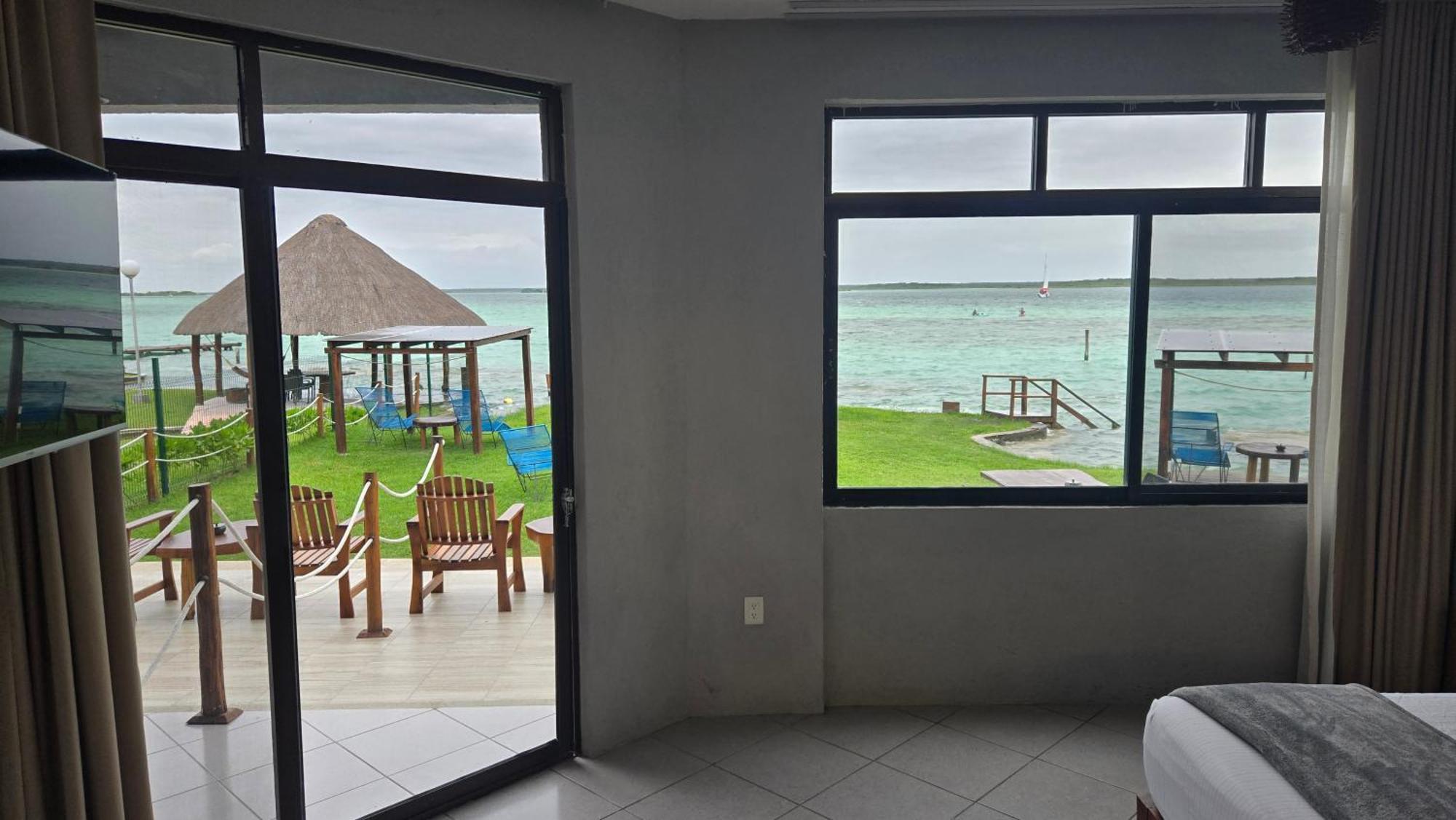 Blue Caribe Bacalar Front Lagoon Ngoại thất bức ảnh